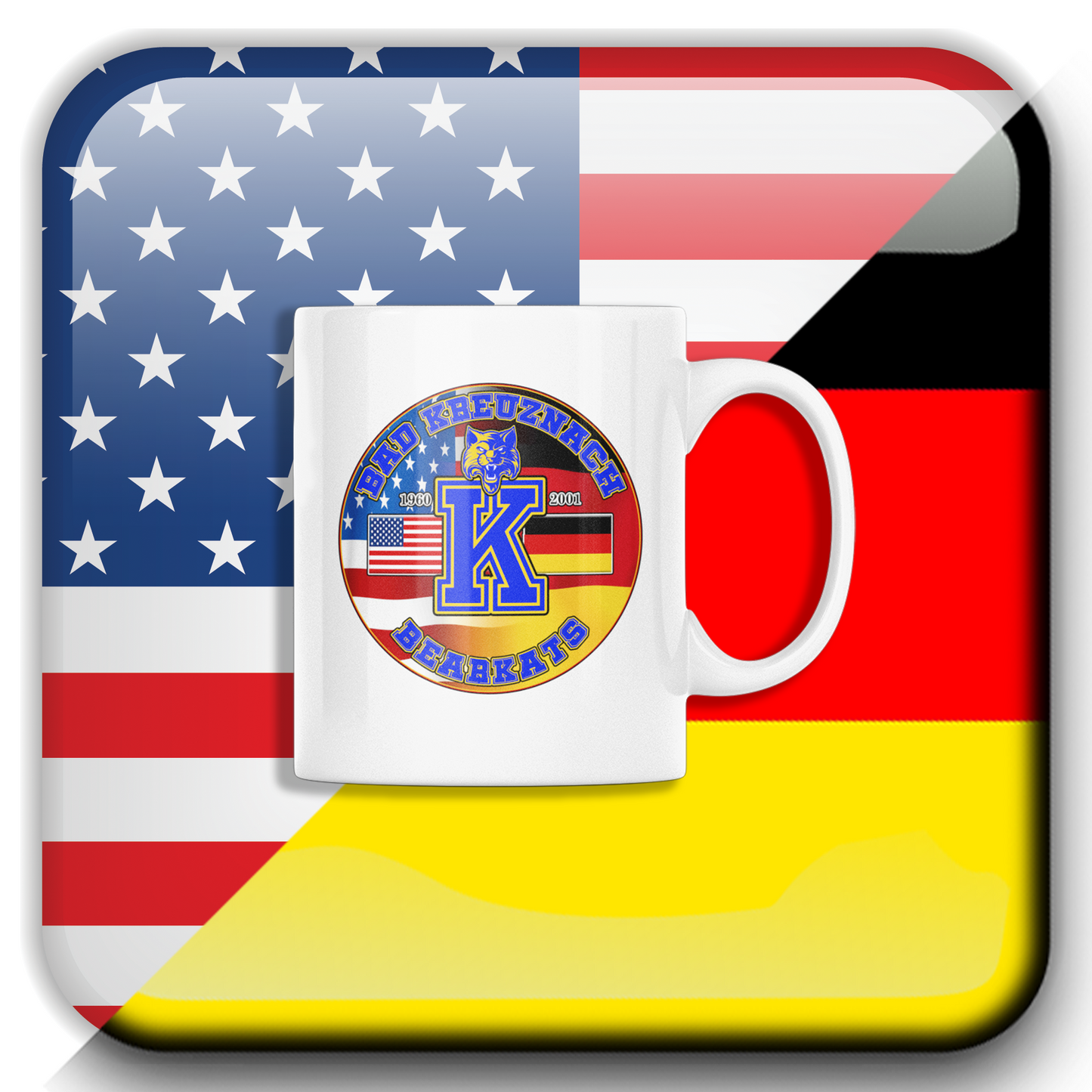 Bad Kreuznach AHS Celebration Shield 11oz Coffee Mug