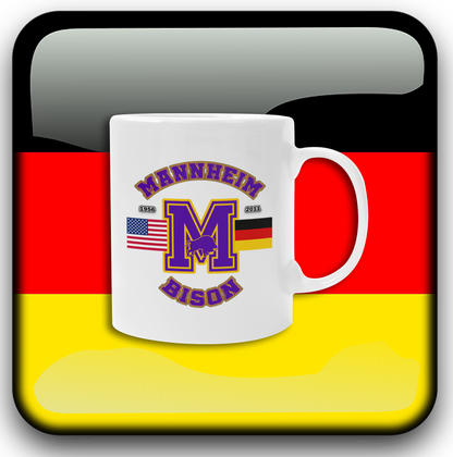 Mannheim American High School Letterman 11oz Coffee Mug