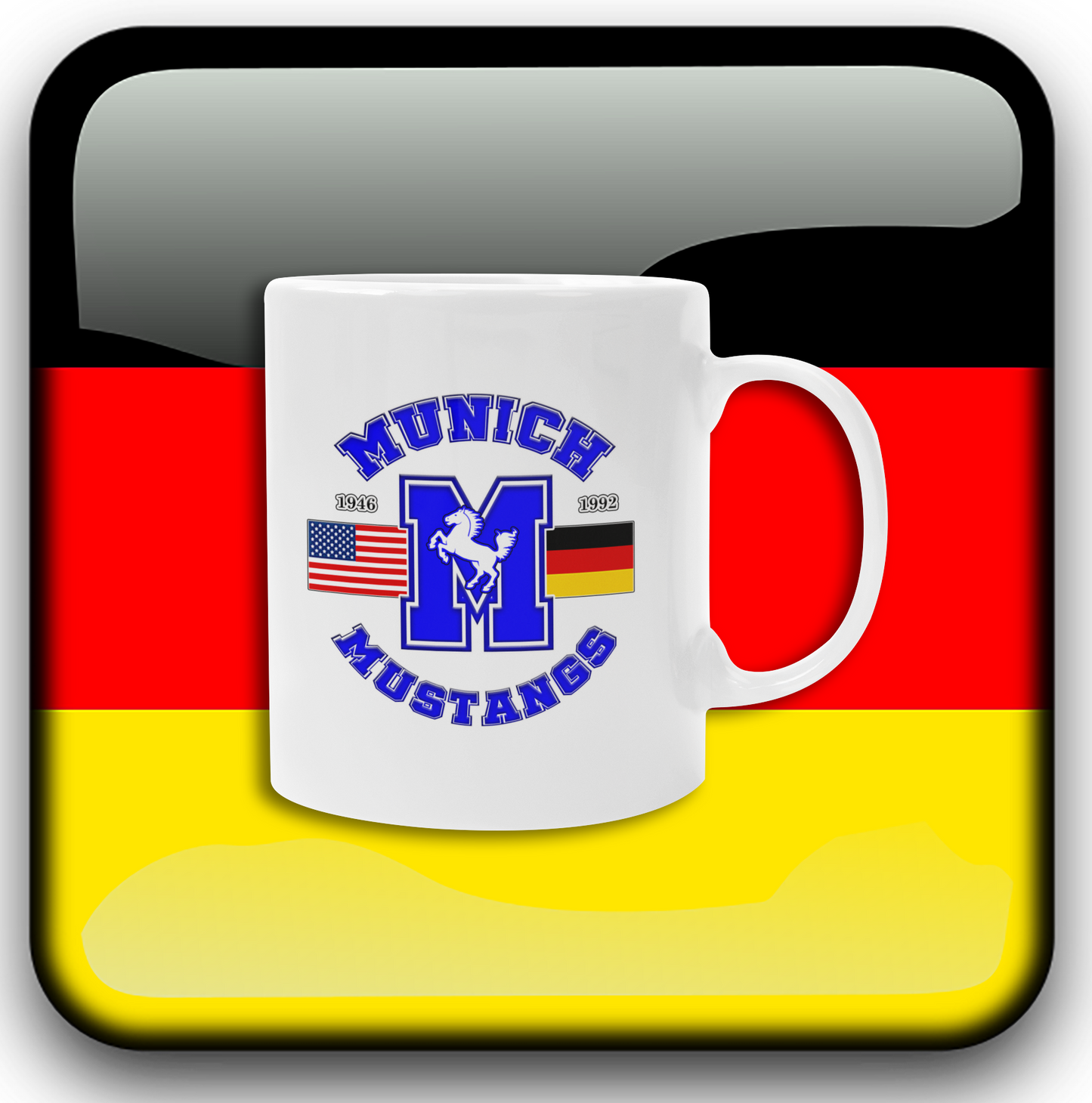 Munich American High School Letterman 11oz Coffee Mug