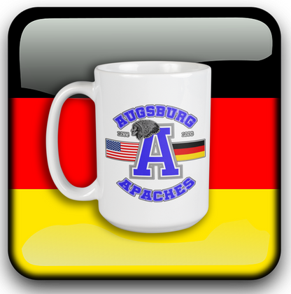 Augsburg American High School letterman 15oz Coffee Mug
