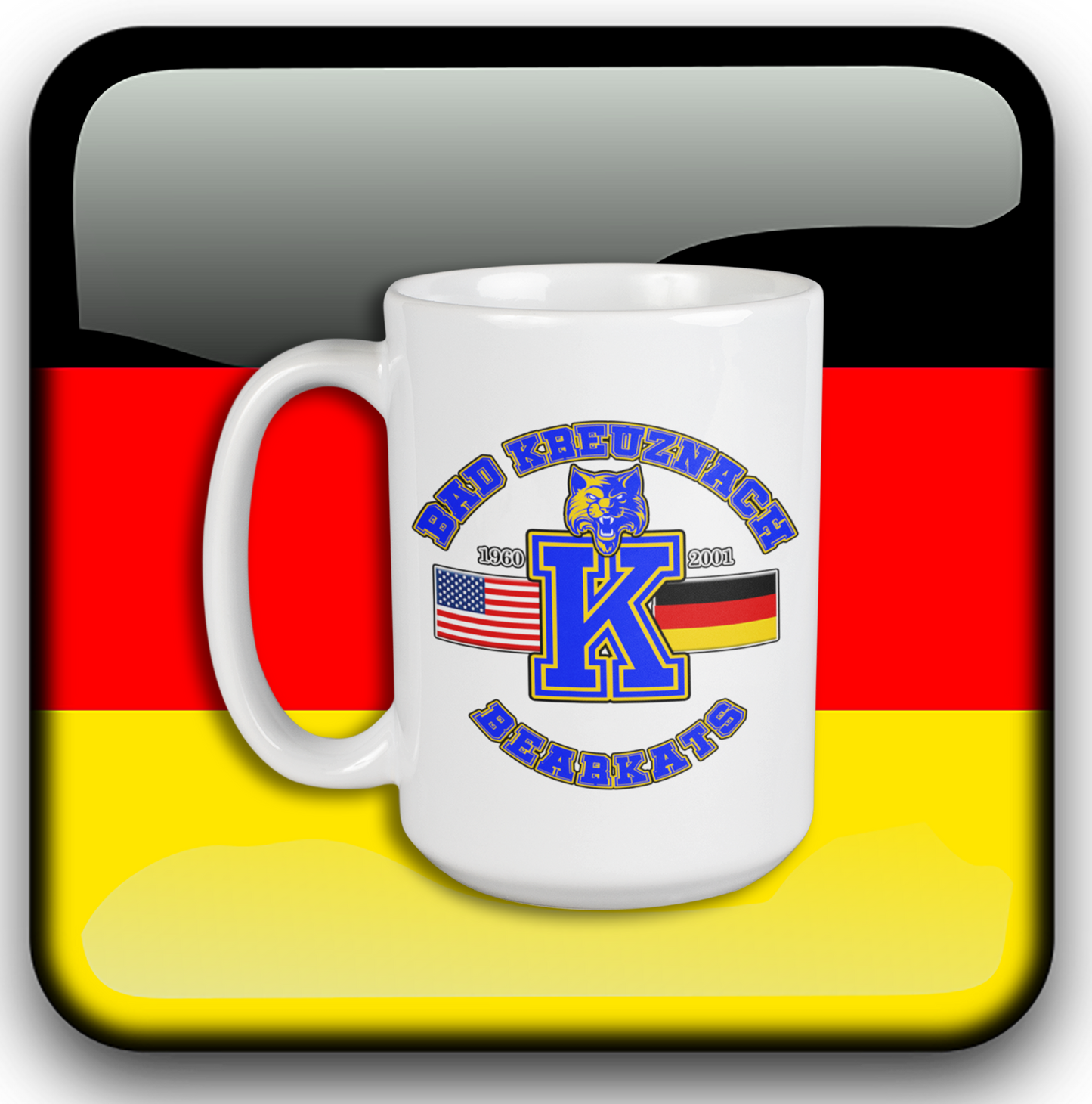 Bad Kreuznach American High School Letterman  15oz Coffee Mug