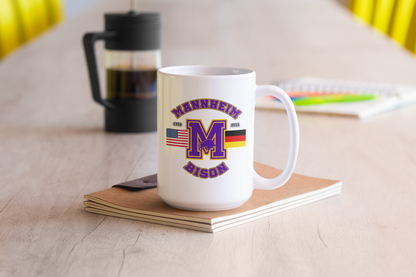 Mannheim American High School Letterman 15oz Coffee Mug