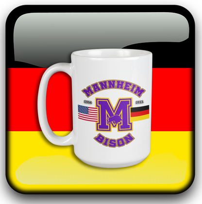Mannheim American High School Letterman 15oz Coffee Mug