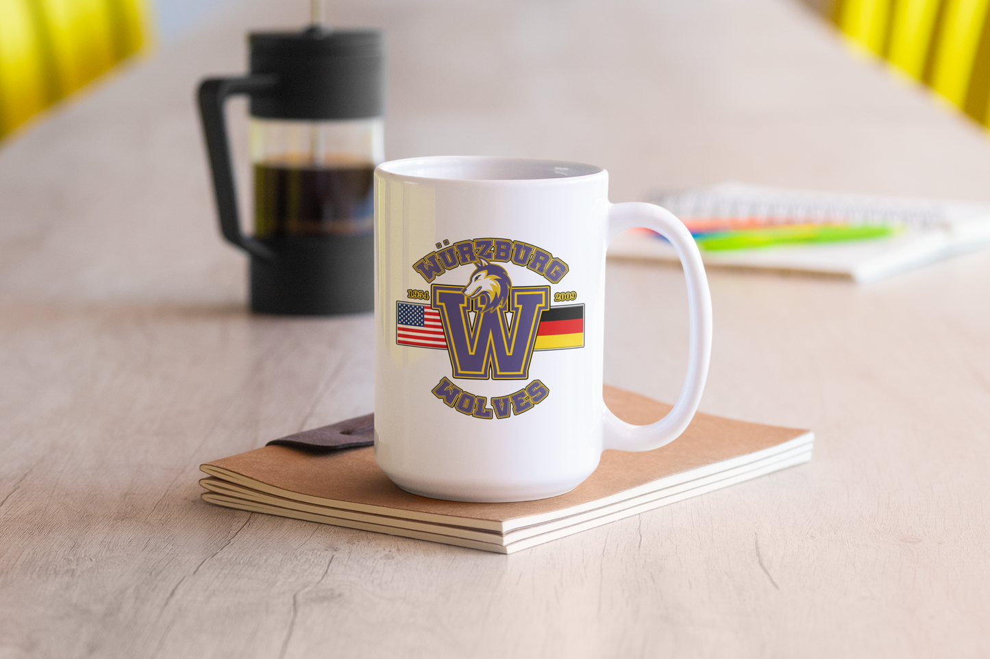 Würzburg American High School  15oz Coffee Mug