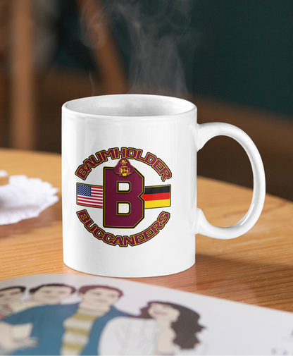 Baumholder American High School Letterman 11oz Coffee Mug