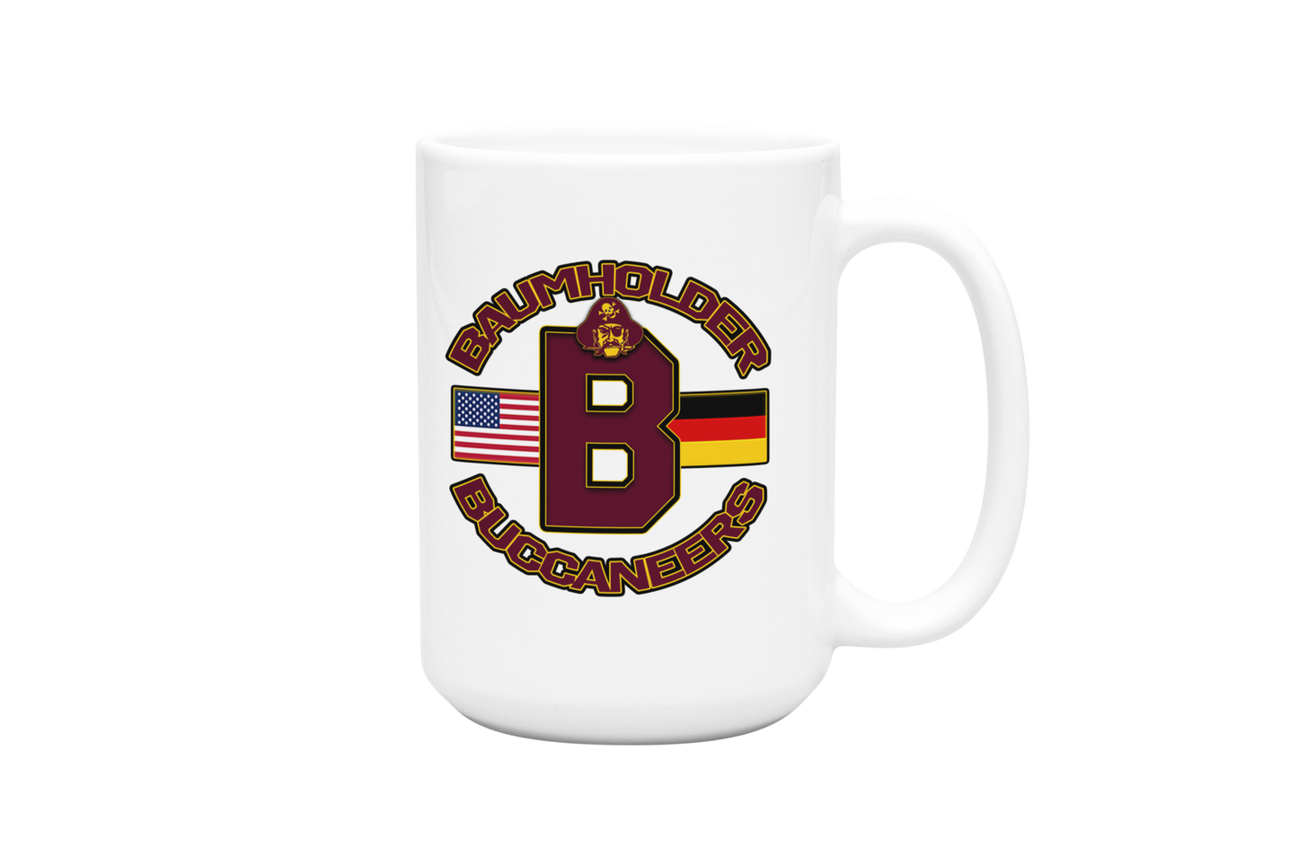 Baumholder American High School Letterman 15oz Coffee Mug