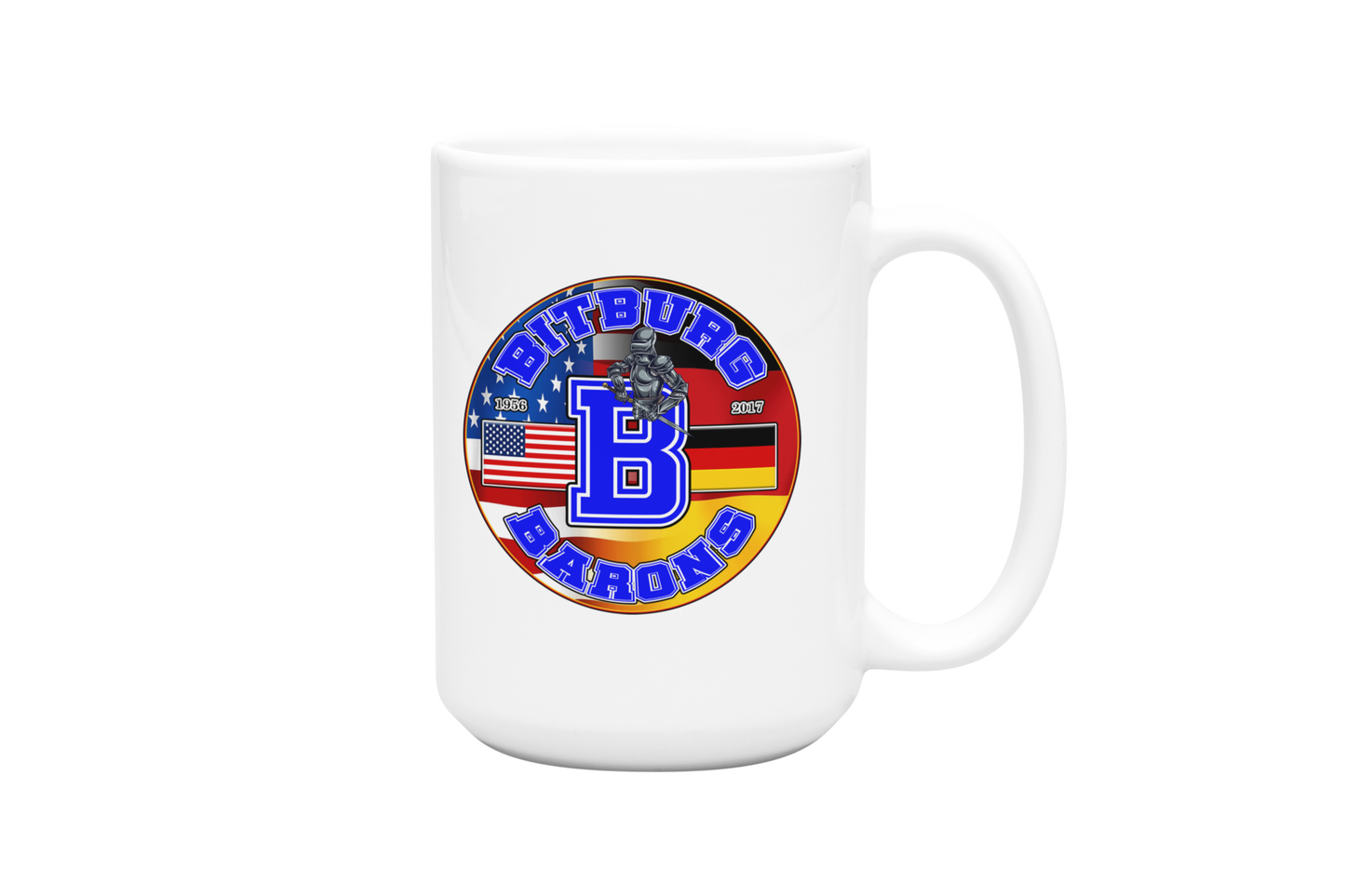 Bitburg AHS Celebration Shield 15oz Coffee Mug