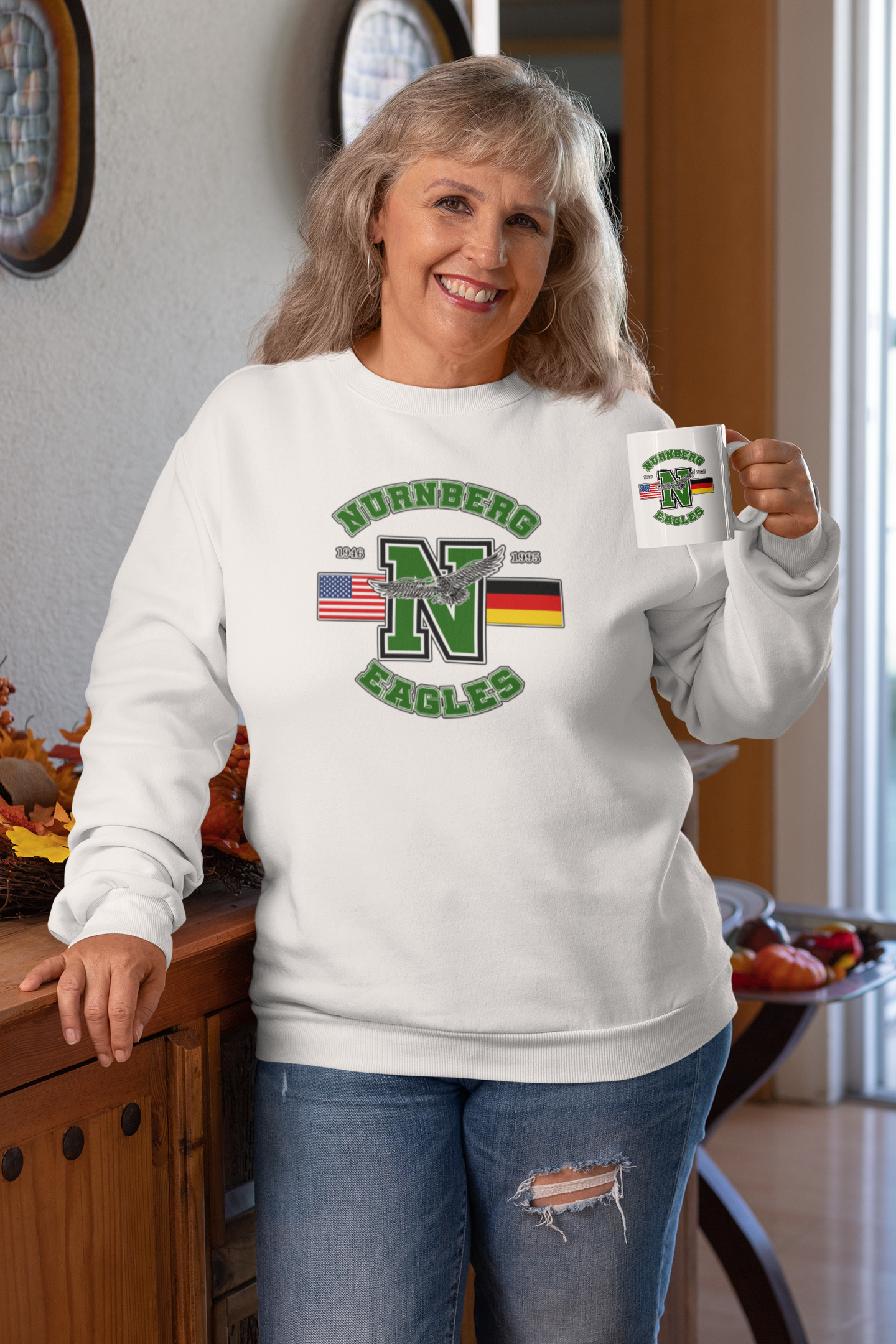 Nurnberg American High School Letterman Sweatshirt