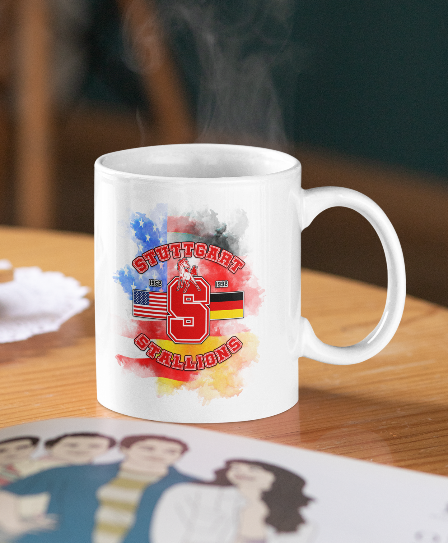 Stuttgart American High School Smoke 11oz Coffee Mug