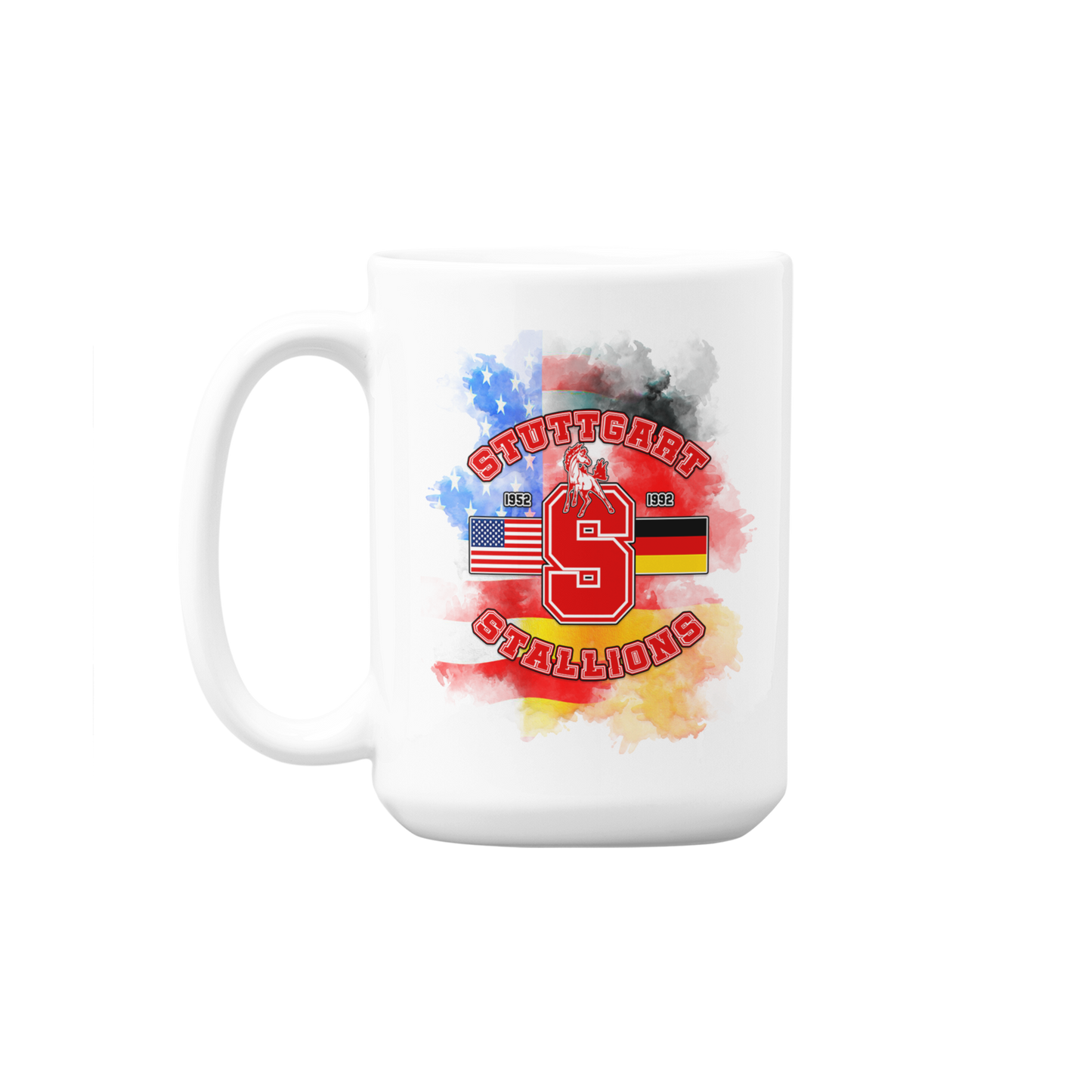Stuttgart American High School Smoke 15oz Coffee Mug