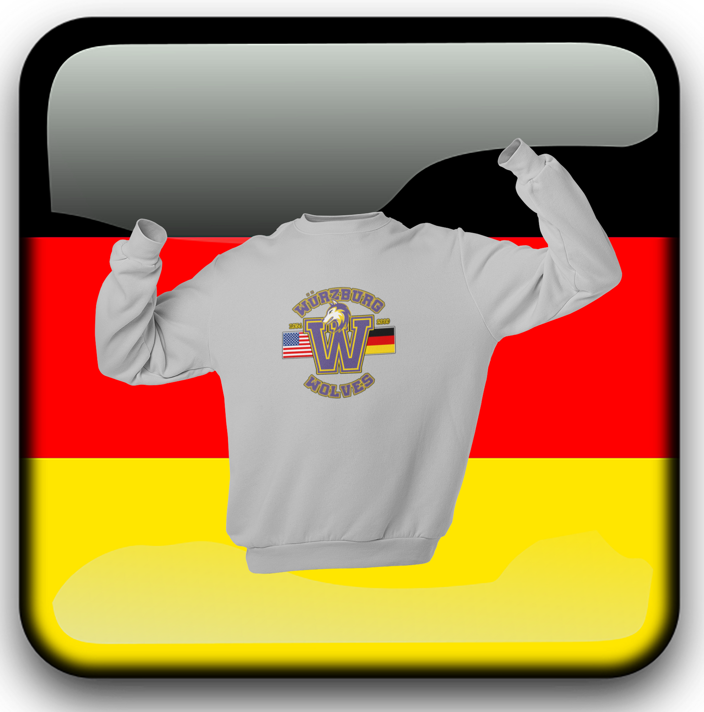 Würzburg American High School Unisex Crew Neck Sweatshirt