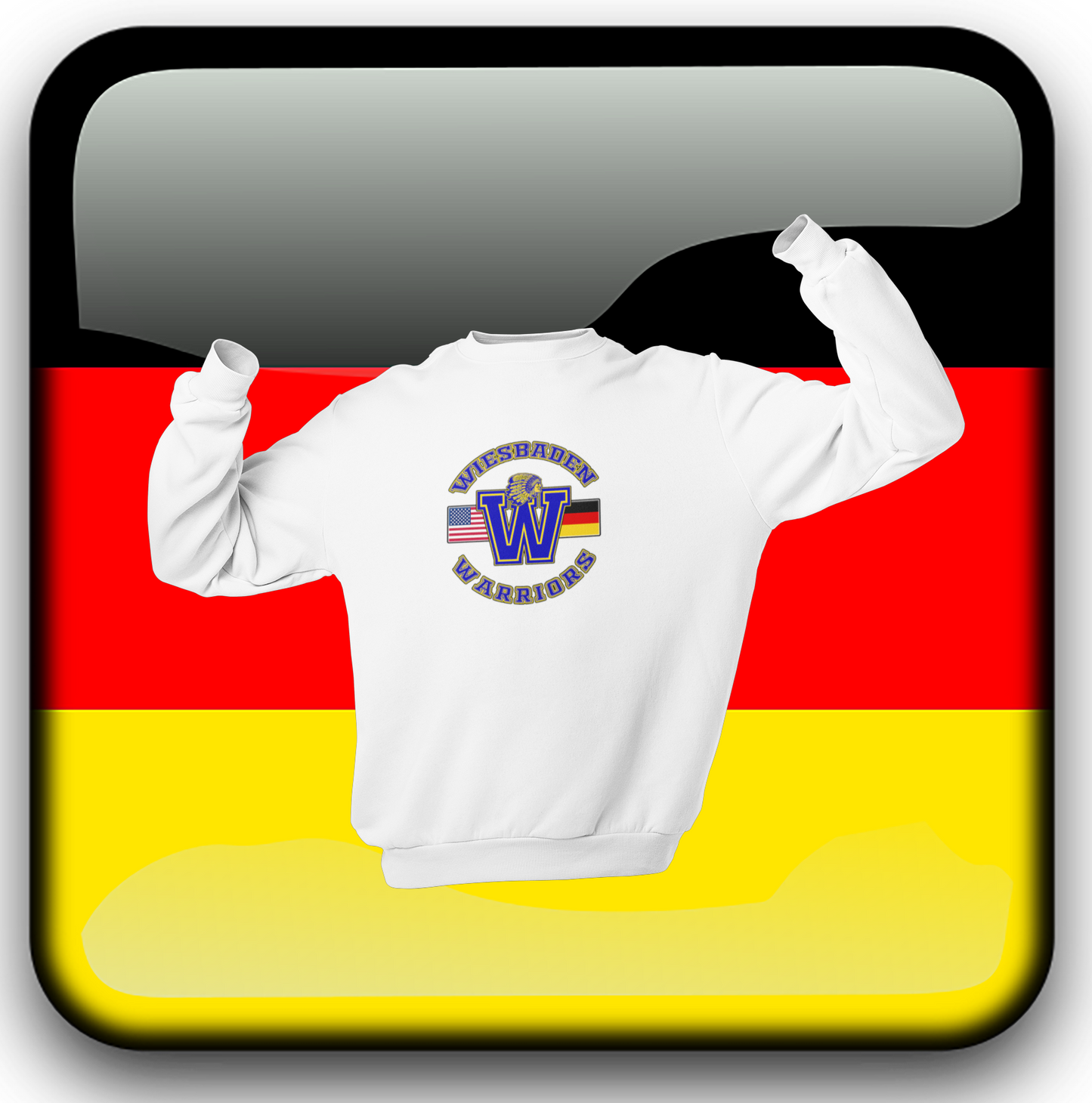 Wiesbaden American High School Unisex Crew Neck Sweatshirt