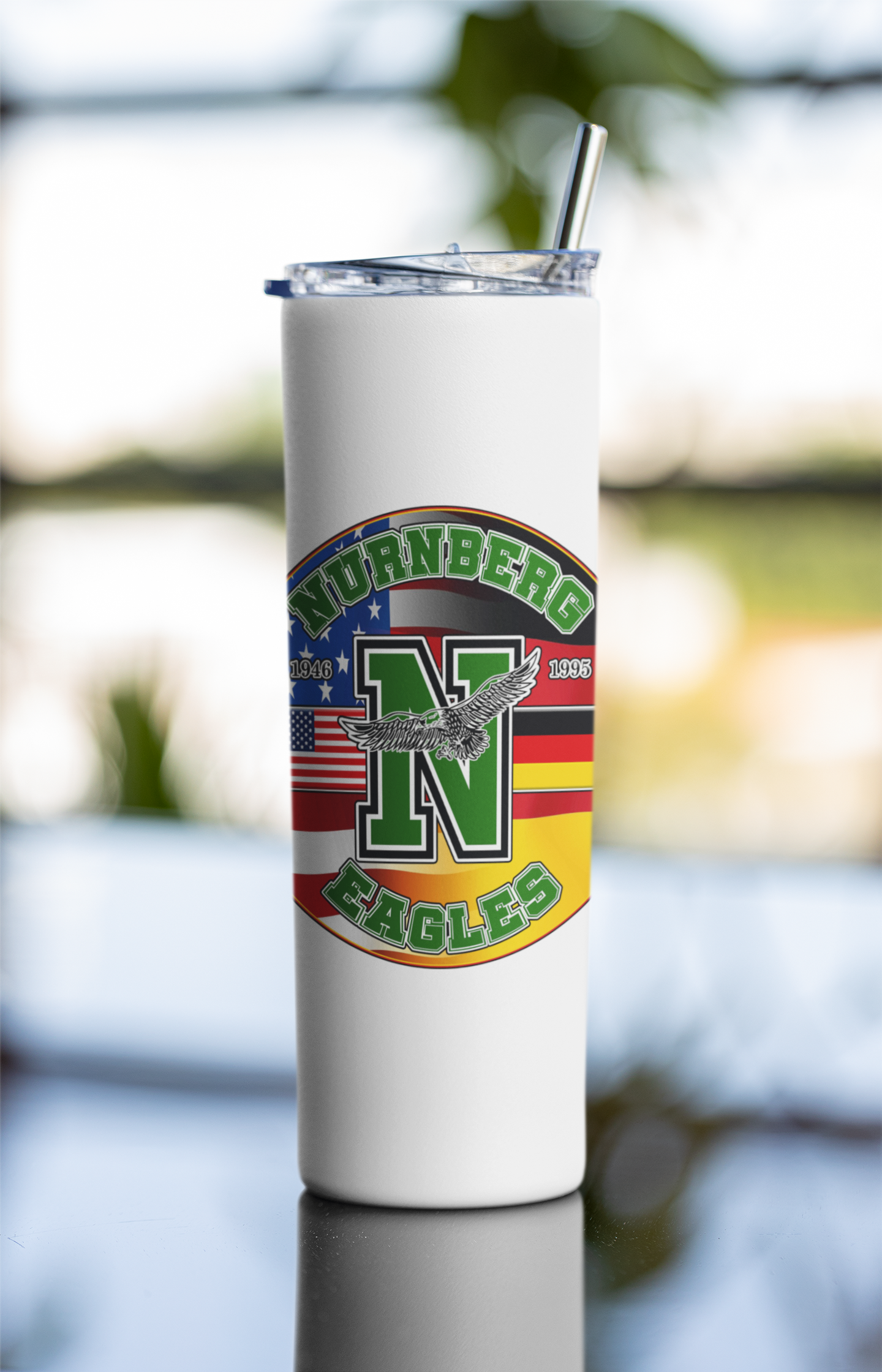 Nurnberg AHS Celebration Shield 20oz Skinny Tumbler